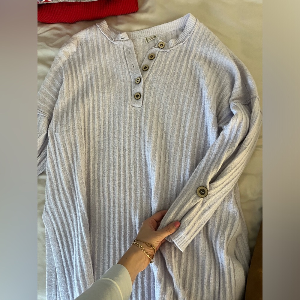 Lavender Free People sweater